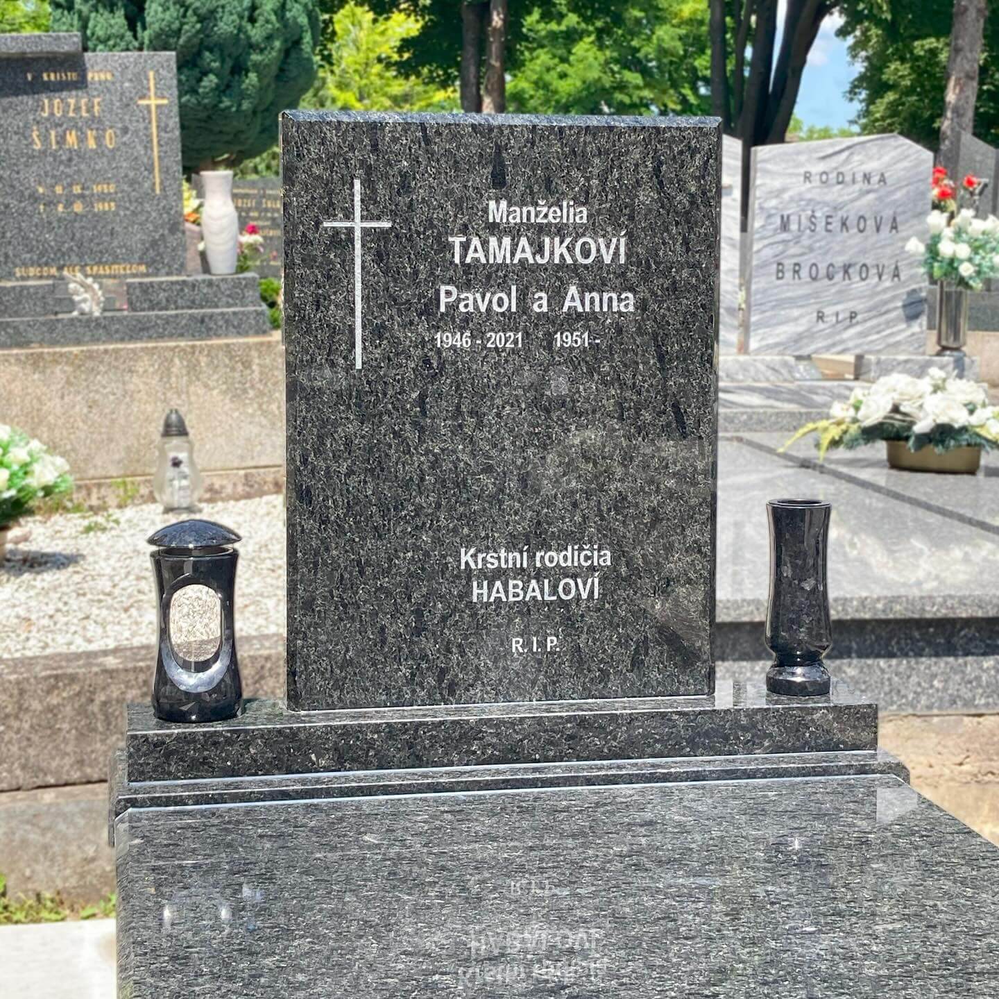 Kamenárstvo Kamben - jednohrob Špačince